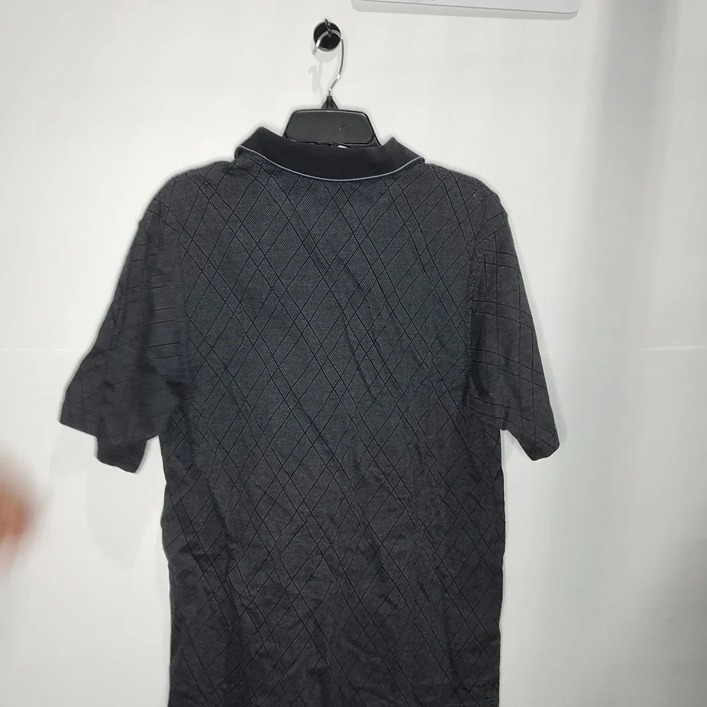 Mens Nike Golf Polo,‎ Black/gray, size Medium